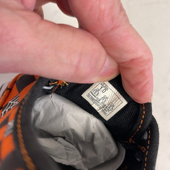 VANS KIDS GLOW CHECKERBOARD WEB AUTHENTIC ELASTIC LACE Size 1 Big Kids Halloween - Picture 10 of 16